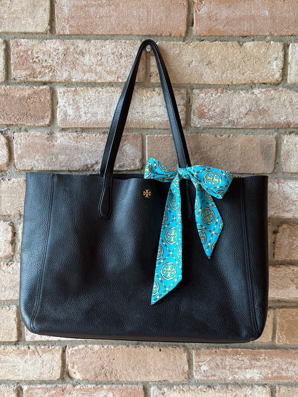 Tory Burch Pebbled leather handbag